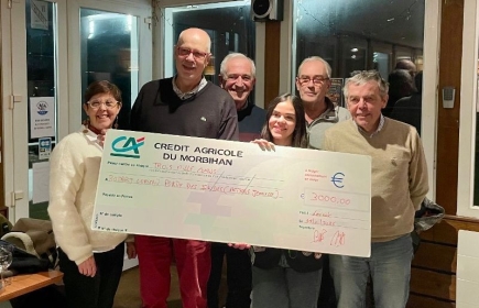 Remise d'un chèque de 3000 €uros